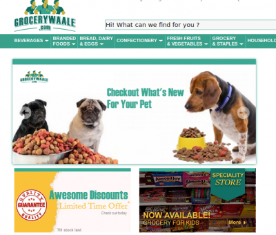 Grocerywaale.com – E-Commerce Portal Development
