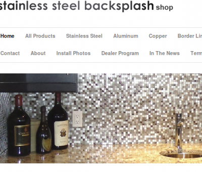 Stainless Steel Backsplash Shop
